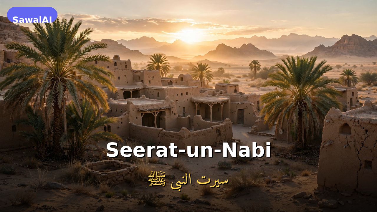 सीरत-उन-नबी: पैग़म्बर मुहम्मद ﷺ की जीवनगाथा